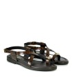 SANDALIAS DE PIEL CON PLANTA ACOLCHADA PARA MUJER APLAUSO 5-RAISA CUERO