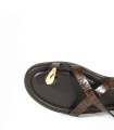 SANDALIAS DE PIEL CON PLANTA ACOLCHADA PARA MUJER APLAUSO 5-RAISA CUERO