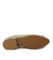 BAILARINA DE PIEL CON BORLA PARA MUJER APLAUSO ROCK 06 BEIGE