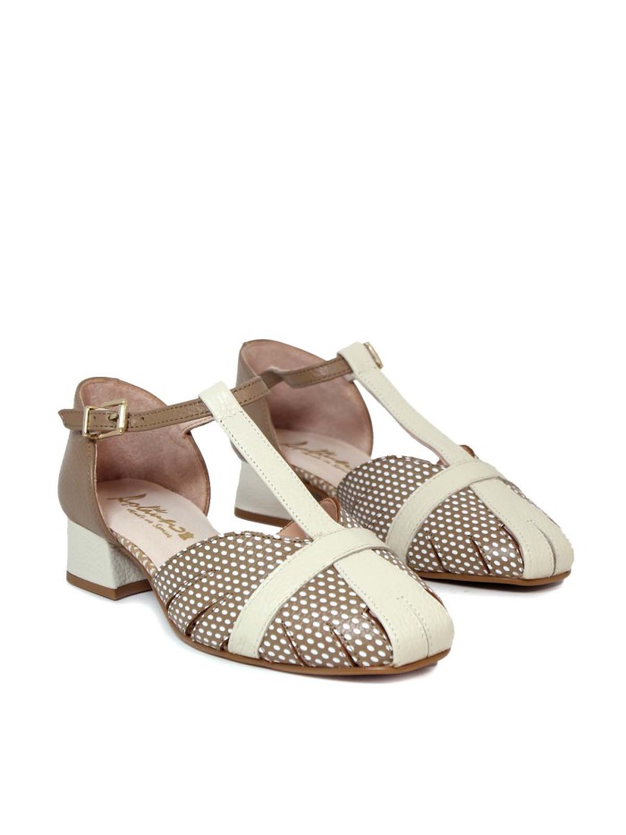 BAILARINAS DE MUJER CON TIRA EN FORMA DE T APLAUSO JARA 01 BEIGE
