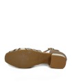 BAILARINAS DE MUJER CON TIRA EN FORMA DE T APLAUSO JARA 01 BEIGE