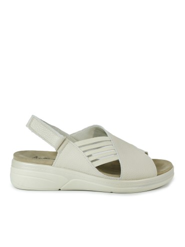 SANDALIAS DE PIEL CON PLANTILLA EXTRAIBLE PARA MUJER BEIGE APLAUSO 4523