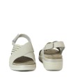 SANDALIAS DE PIEL CON PLANTILLA EXTRAIBLE PARA MUJER BEIGE APLAUSO 4523
