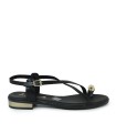 SANDALIAS DE PIEL EN TENDENCIA PARA MUJER APLAUSO 5587 NEGRO