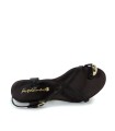 SANDALIAS DE PIEL EN TENDENCIA PARA MUJER APLAUSO 5587 MOKA