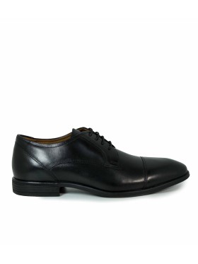 ZAPATO DE VESTIR CONFORT DE PIEL NEGRO PARA HOMBRE BAERCHI 1091