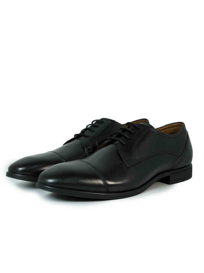ZAPATO DE VESTIR CONFORT DE PIEL NEGRO PARA HOMBRE BAERCHI 1091