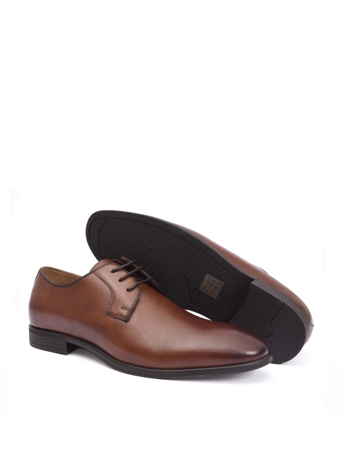 ZAPATO CONFORT DE PIEL PARA HOMBRE BAERCHI  JUCAR 1090 MARRÓN