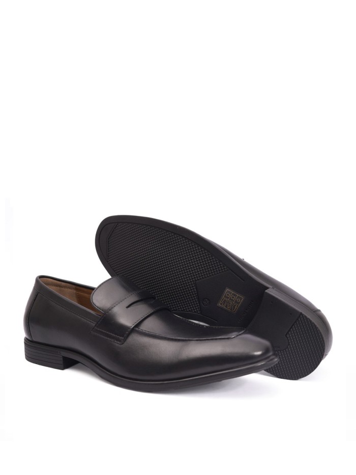 MOCASÍN CONFORT DE PIEL PARA HOMBRE BAERCHI JUCAR 1092 NEGRO