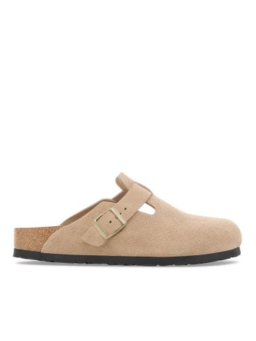 ZUECO PARA MUJER EN PIEL DE ANTE BIRKENSTOCK BOSTON LEVE 1030883 ARENA