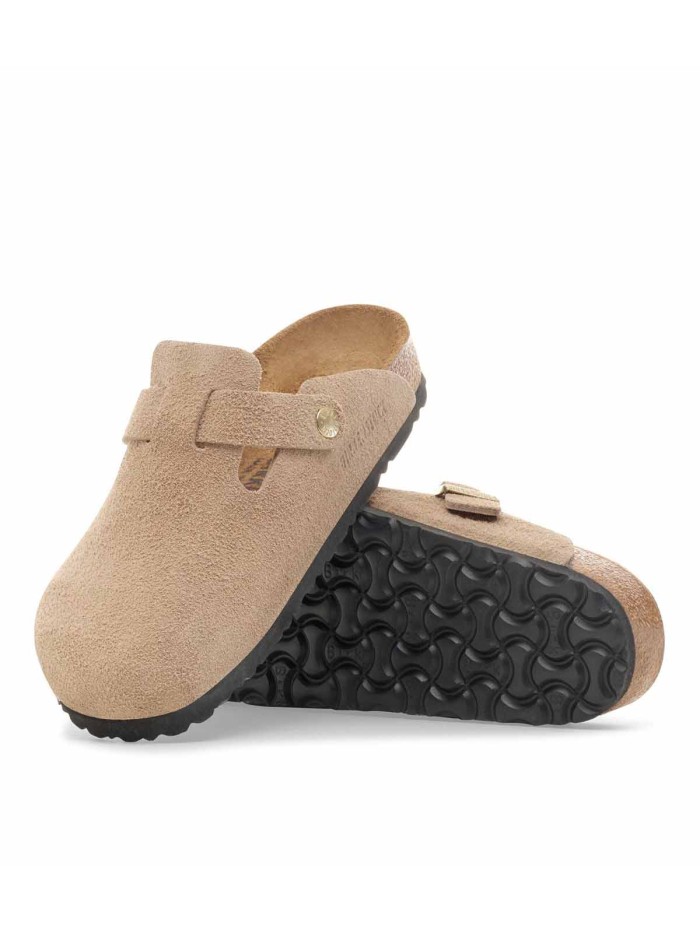 ZUECO PARA MUJER EN PIEL DE ANTE BIRKENSTOCK BOSTON LEVE 1030883 ARENA