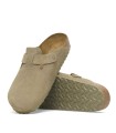 ZUECO DE PIEL DE ANTE UNISEX BIRKENSTOCK BOSTON LEVE 1025844 KAKI