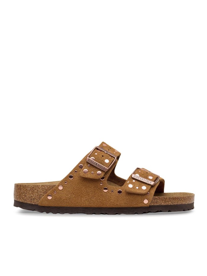 SANDALIAS CLÁSICAS CON TACHUELAS DE BIRKENSTOCK ARIZONA RIVET 1031731 MINK