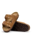 SANDALIAS CLÁSICAS CON TACHUELAS DE BIRKENSTOCK ARIZONA RIVET 1031731 MINK