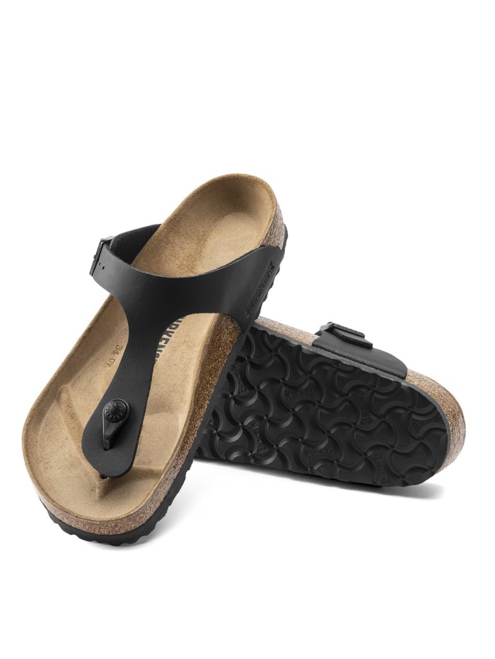 SANDALIA BIO MINIMALISTA BIRKENSTOCK GIZEH BF 43691 NEGRO