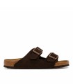 SANDALIA ARIZONA ARIZONA SFB LEVE 951313 BIRKENSTOCK DE ANTE MARRÓN CON PLANTILLA ANATÓMICA UNISEX