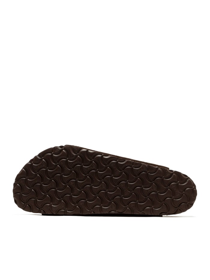 SANDALIA ARIZONA ARIZONA SFB LEVE 951313 BIRKENSTOCK DE ANTE MARRÓN CON PLANTILLA ANATÓMICA UNISEX