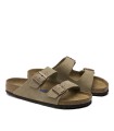 SANDALIAS BIO BIRKENSTOCK ARIZONA PANTA BLANDA SBF LEVE 951303 TAUPE