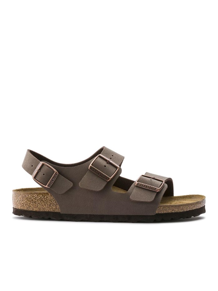 SANDALIAS BIO CON HEBILLAS PARA CABALLERO BIRKENSTOCK MILANO BFBC 634503 MOKA