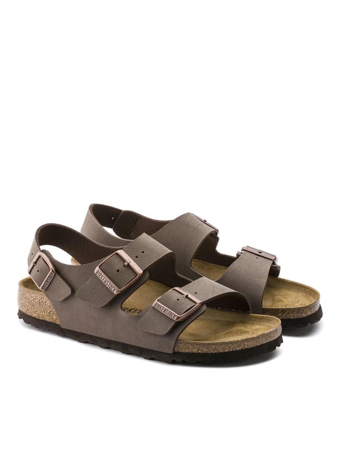 SANDALIAS BIO CON HEBILLAS PARA CABALLERO BIRKENSTOCK MILANO BFBC 634503 MOKA