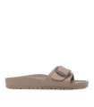 SANDALIAS DE MUJER RESISTENTES AL AGUA BIRKENSTOCK MADRID EVA BIG BUCKLE 1030479 TAUPE