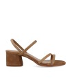 SANDALIA DE TACÓN EN PIEL DE ANTE PARA MUJER BRYAN STEEP WISE 2614 LINCON