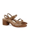 SANDALIA DE TACÓN EN PIEL DE ANTE PARA MUJER BRYAN STEEP WISE 2614 LINCON