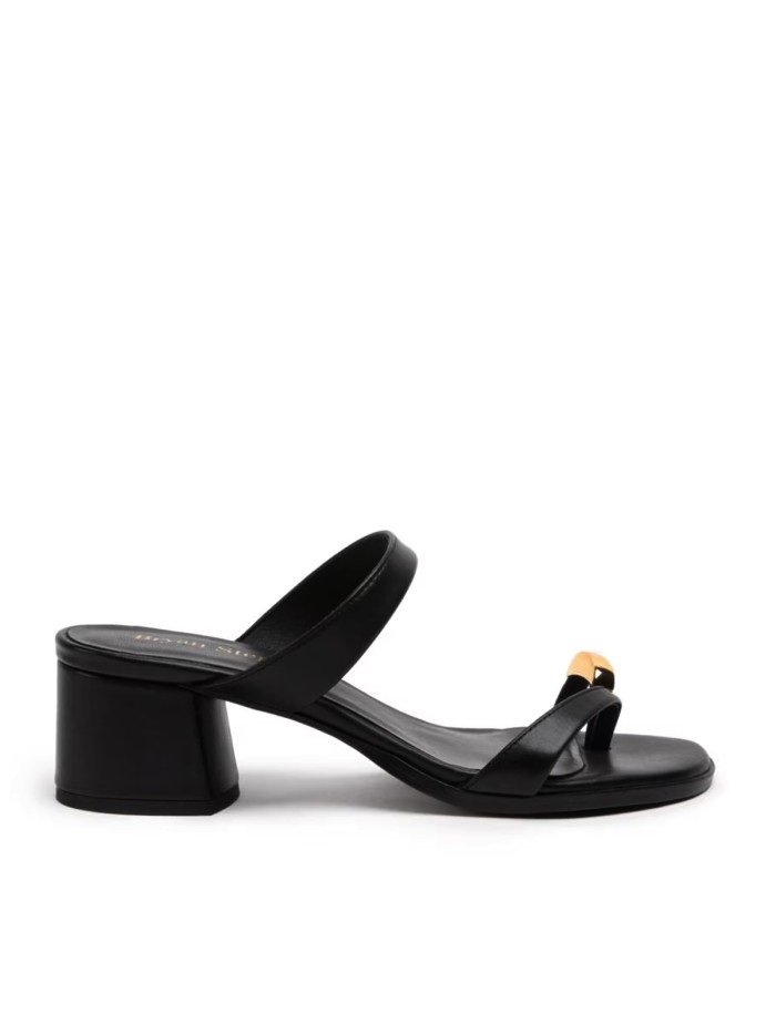SANDALIAS DE TACÓN EN PIEL PARA MUJER BRYAN STEEPWISE 2617 NEGRO