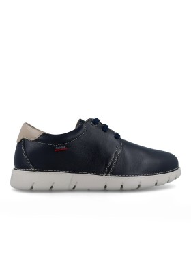 ZAPATO DE PIEL CON CORDONES CALLAGHAN FLEXIBLE GRAIN 57700 MARINO