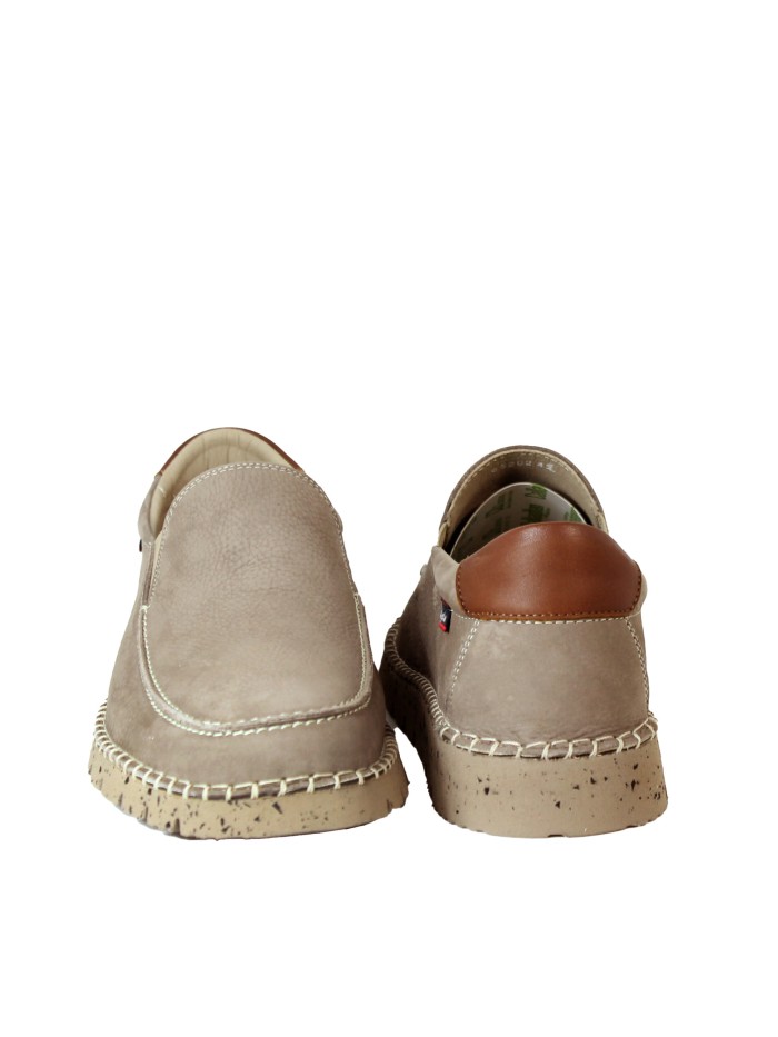 MOCASÍN DE PIEL NOBUCK CALLAGHAN TERRAMAR BOSTON 65202 PIEDRA