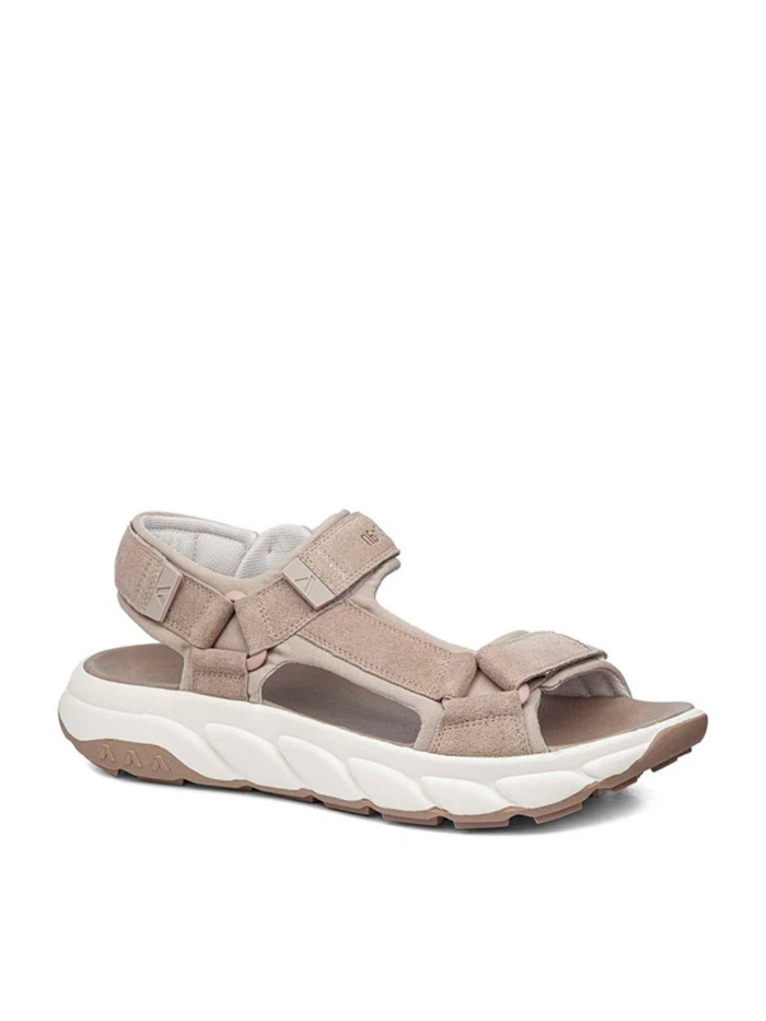 SANDALIAS CONFORT DE PIEL CON VELCROS PARA MUJER CALLGHAN WALLANDER 65900 PIEDRA