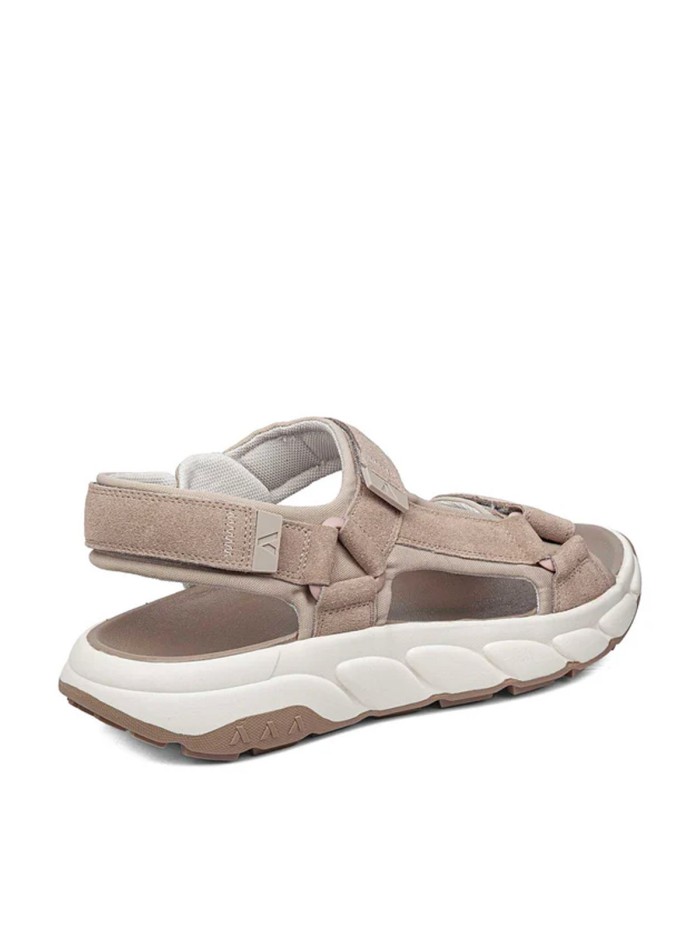 SANDALIAS CONFORT DE PIEL CON VELCROS PARA MUJER CALLGHAN WALLANDER 65900 PIEDRA