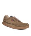 ZAPATO DE PIEL CON CORDONES BAREFOOT CALLAGHAN ZERO 61903 KAKI