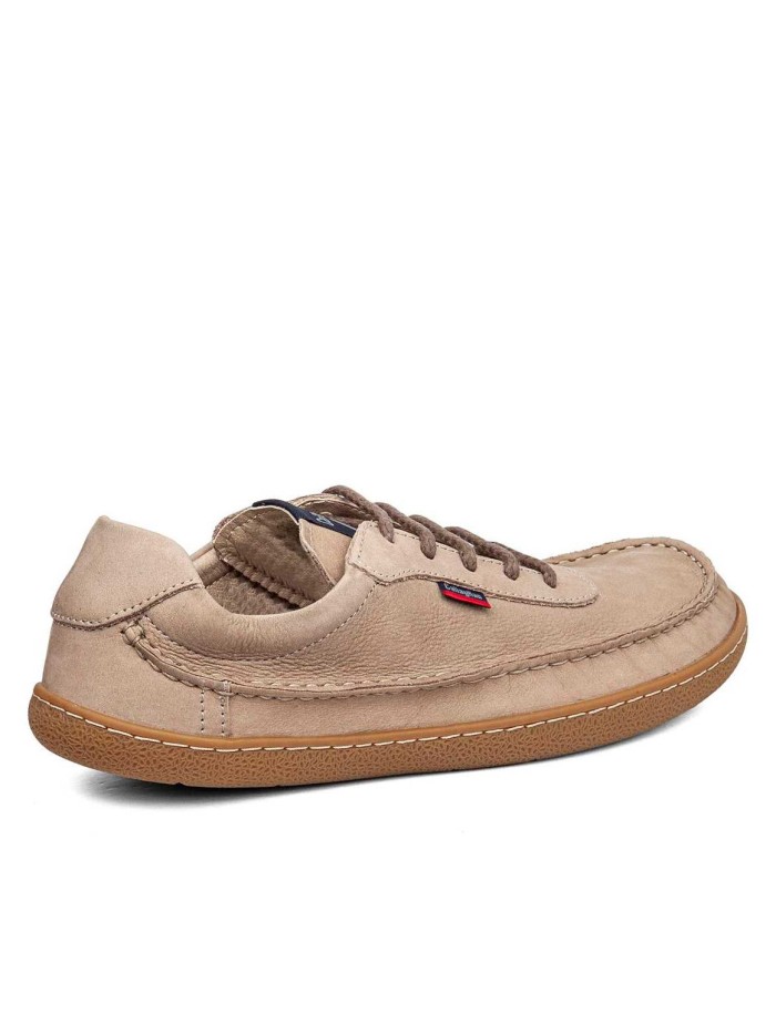 ZAPATO DE PIEL CON CORDONES BAREFOOT CALLAGHAN ZERO 61903 PIEDRA