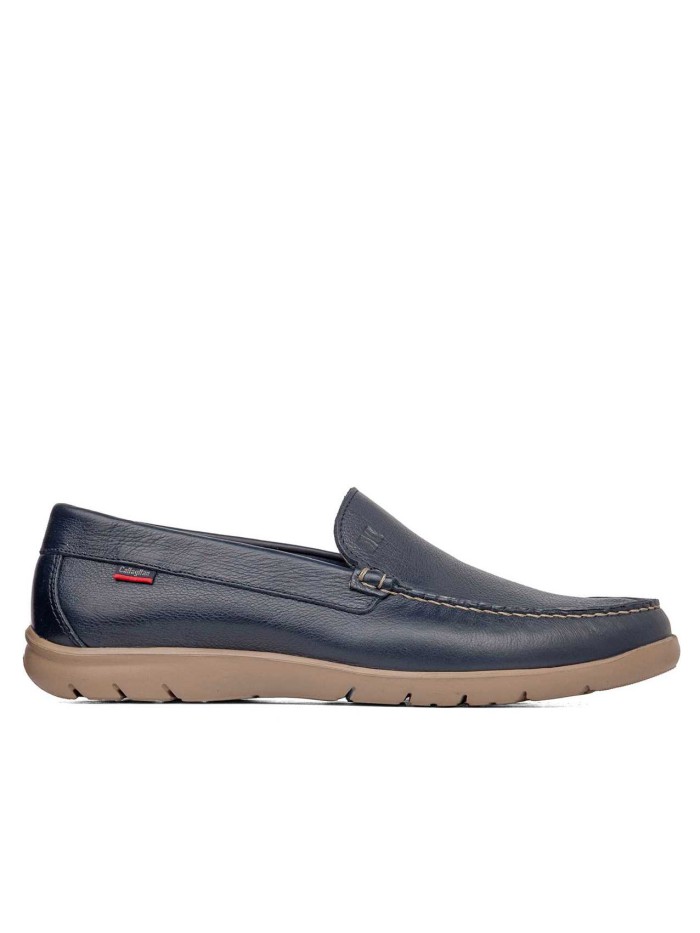 MOCASINES DE PIEL PARA HOMBRE CALLAGHAN TENGER FREE HORSE 18001 AZUL