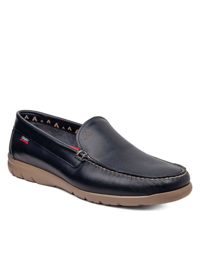 MOCASINES DE PIEL PARA HOMBRE CALLAGHAN TENGER FREE HORSE 18001 AZUL