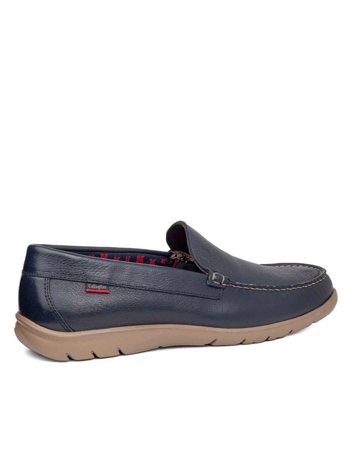 MOCASINES DE PIEL PARA HOMBRE CALLAGHAN TENGER FREE HORSE 18001 AZUL