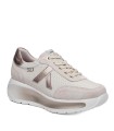 ZAPATILLAS CASUAL DE CORDONES DE MUJER CALLAGHAN GRACE PESCA 61609 BEIGE