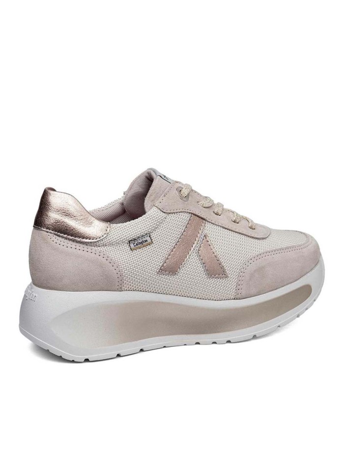 ZAPATILLAS CASUAL DE CORDONES DE MUJER CALLAGHAN GRACE PESCA 61609 BEIGE