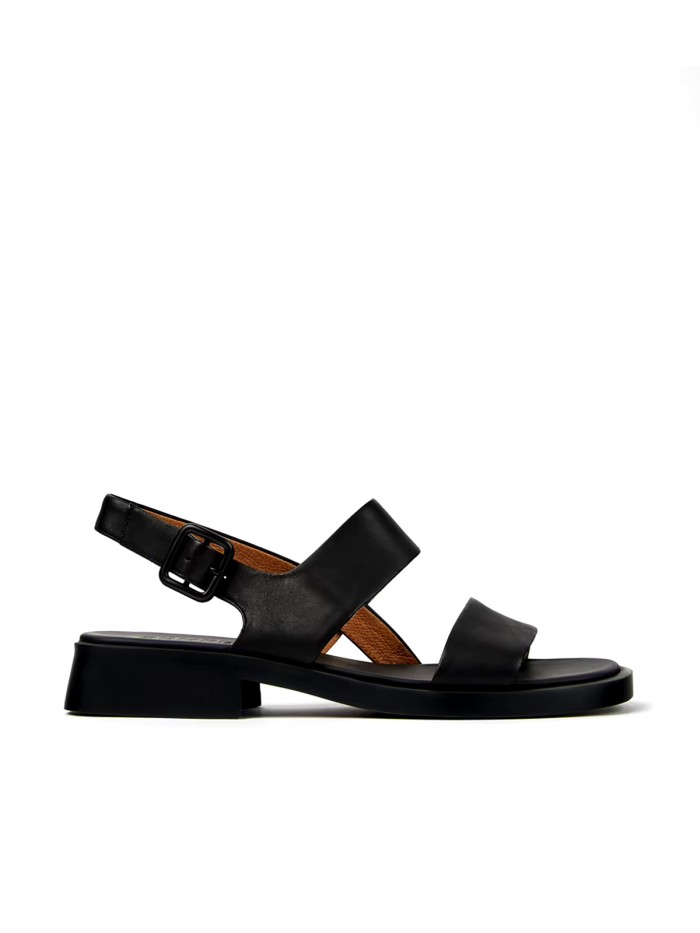SANDALIAS DE PIEL NEGRAS PARA MUJER CAMPER DANA