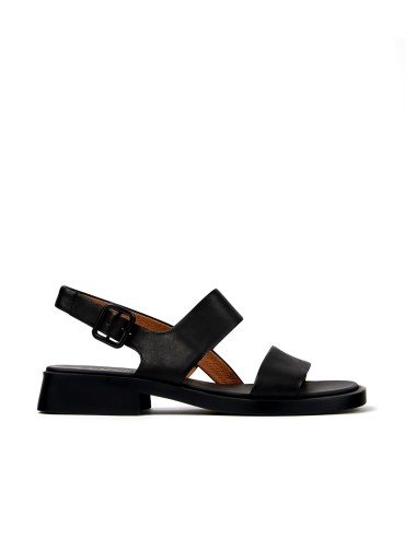 SANDALIAS DE PIEL NEGRAS PARA MUJER CAMPER DANA