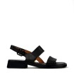 SANDALIAS DE PIEL NEGRAS PARA MUJER CAMPER DANA