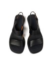 SANDALIAS DE PIEL NEGRAS PARA MUJER CAMPER DANA