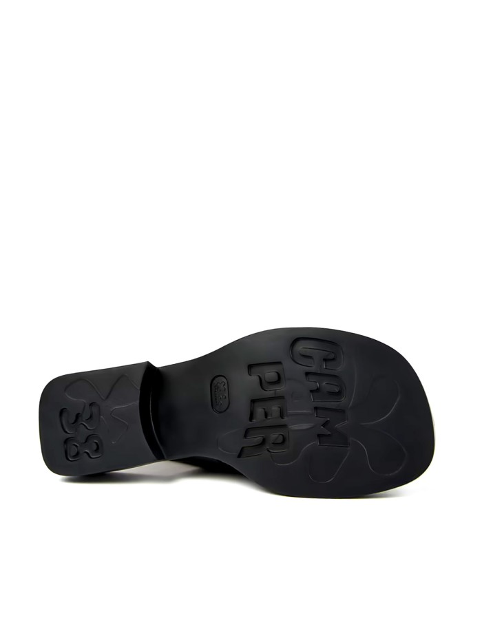 SANDALIAS DE PIEL NEGRAS PARA MUJER CAMPER DANA