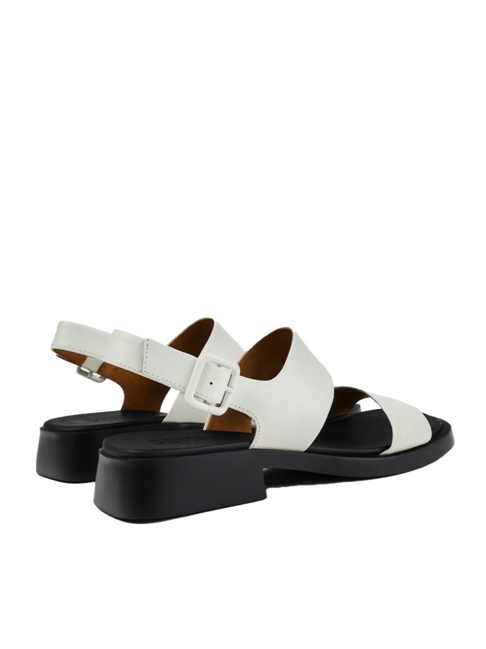 SANDALIAS DE PIEL BLANCAS PARA MUJER CAMPER DANA