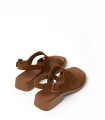 SANDALIAS DE PIEL NOBUK MARRÓN PARA MUJER CAMPER DANA K201486-014