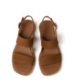SANDALIAS DE PIEL NOBUK MARRÓN PARA MUJER CAMPER DANA K201486-014