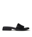 SANDALIAS DE PIEL NEGRA PARA MUJER DE PIEL CAMPER CON SUELA XL EXTRALIGHT
