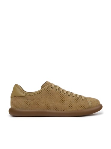 ZAPATILLAS DE MUJER EN PIEL NOBUCK CAMPER PELOTAS SOLLER K201668-017 CAMEL