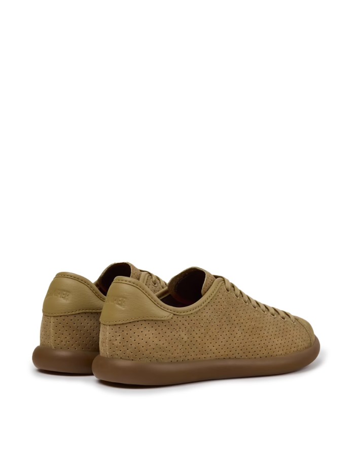 ZAPATILLAS DE MUJER EN PIEL NOBUCK CAMPER PELOTAS SOLLER K201668-017 CAMEL